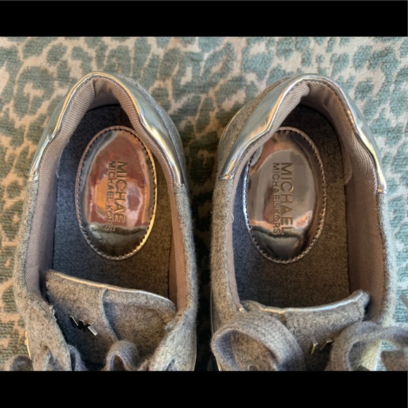 Michael Kors Silver and Gray Sneaker - Picture 7 of 10